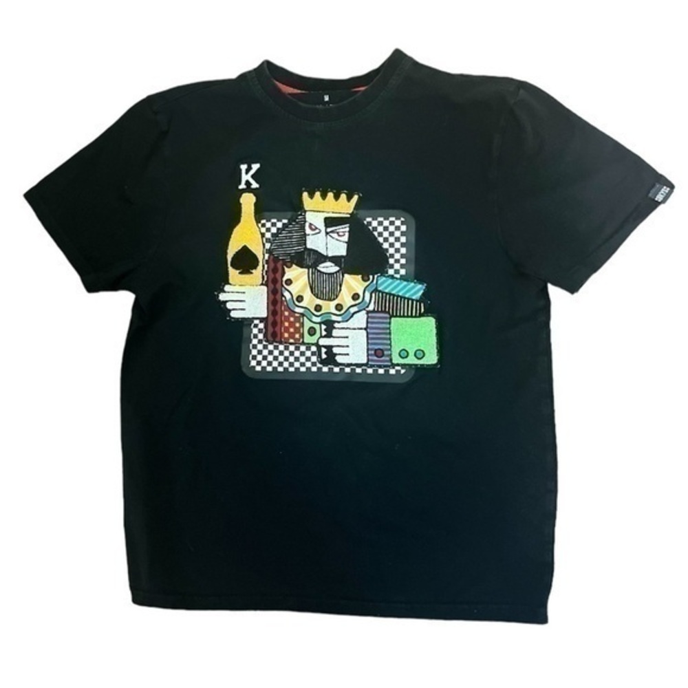 BKYS Black Keys T Shirt Short Sleeve Medium front tapestry Panel Short Sleeve